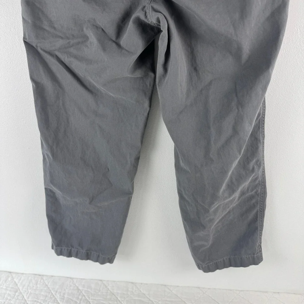 Eddie Bauer Gray Boyfriend Relaxed Fit‎ Cotton Pants Womens Size 8 Classic